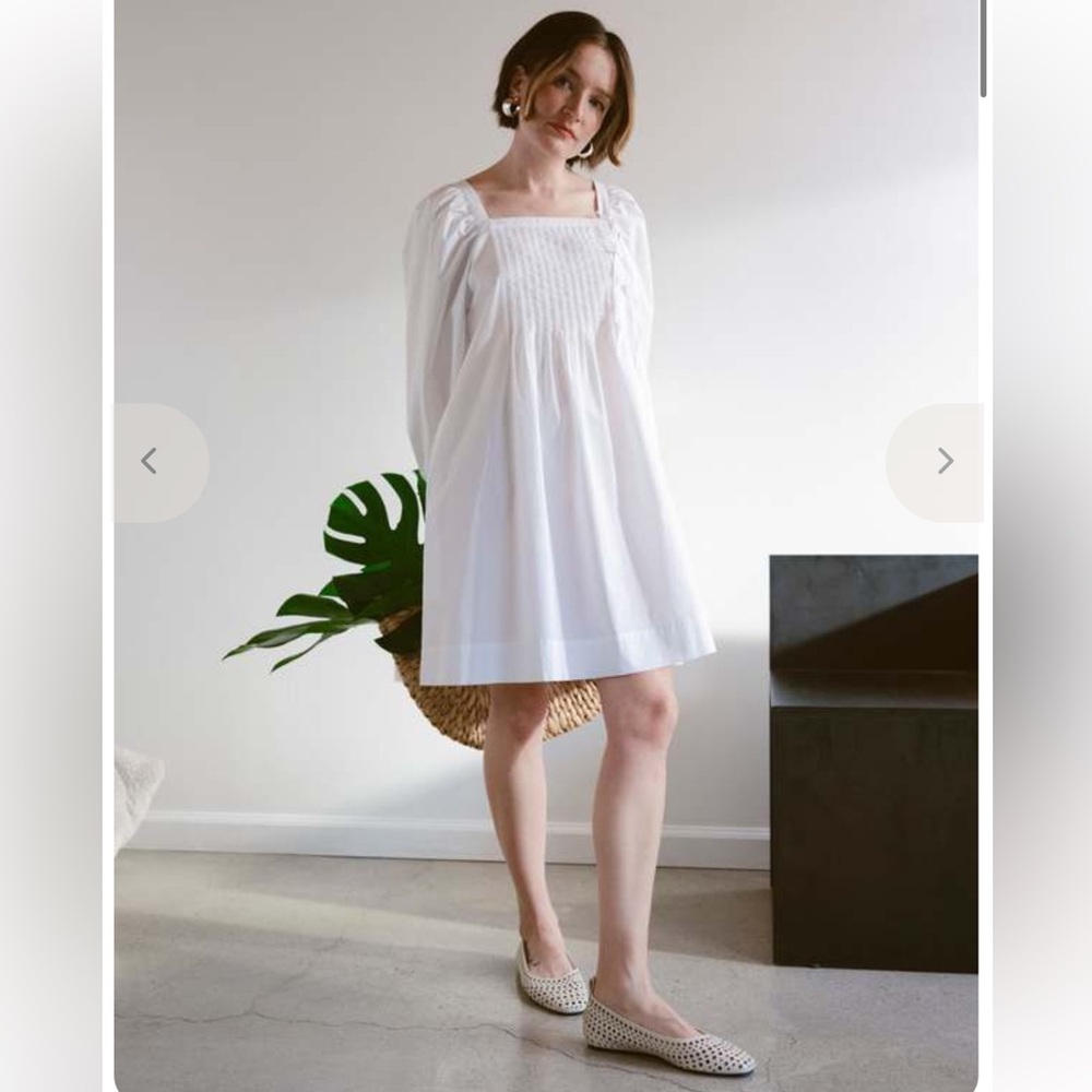 NWT Darling white cotton Ivy dress size XS
